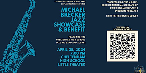 Imagem principal de Cheltenham High School: Michael Brecker Jazz Showcase and Benefit