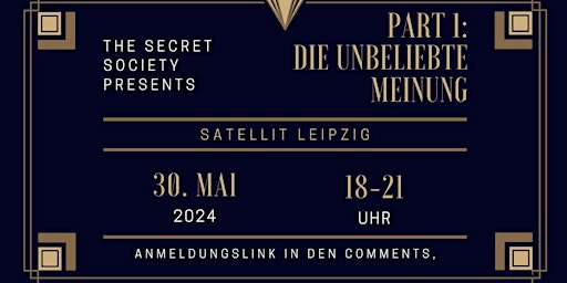 Primaire afbeelding van Secret Society Part 1: Die unbeliebte Meinung