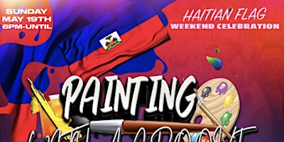 HAITIAN FLAG DAY PAINTING WITH A GROOVE -SIP & PAINT  primärbild