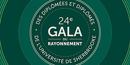 Imagem principal do evento 24e Gala du rayonnement de l'Université de Sherbrooke
