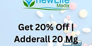Get 20% Off | Adderall 20 Mg primary image