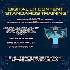 DIGITAL LITERACY LEARNING CONTENT STANDARDS TRAINING