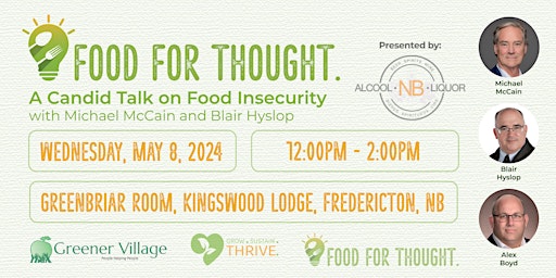 Food for Thought Luncheon: A Candid Talk on Food Insecurity primary image