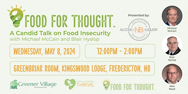 Food for Thought Luncheon: A Candid Talk on Food Insecurity