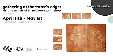 Imagem principal do evento gathering at the water's edge: visiting artists of st. michael’s printshop
