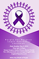 Primaire afbeelding van Purple For Purpose Lupus Awareness Luncheon