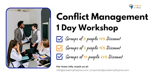 Imagen principal de Conflict Management 1 Day Training in Nashville, TN