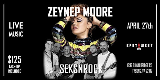 Imagem principal do evento ZEYNEP MOORE EAST WEST NIGHT LIVE MUSIC