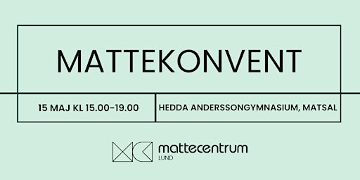 Imagem principal do evento Mattekonvent VT24 - Lund