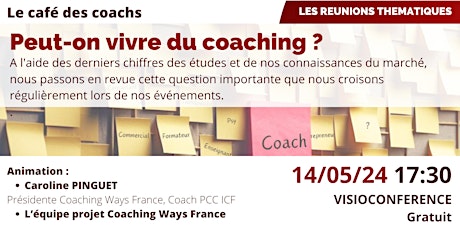Le café des coachs :  Peut-on vivre du coaching ? primary image