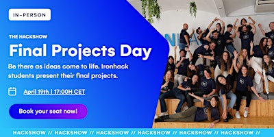 Hauptbild für The UX/UI Hackshow - Tech Bootcamp Final Projects Contest