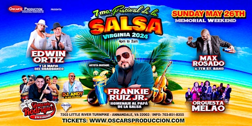 Imagen principal de 7mo FESTIVAL de la SALSA - Virginia 2024