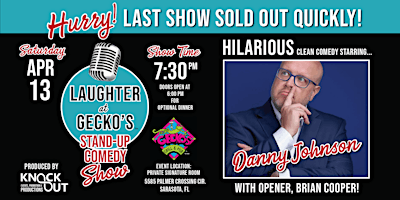 Imagen principal de **SOLD OUT** LAUGHTER at GECKOs (Private Signature Room)