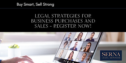 Imagen principal de Buy Smart, Sell Strong: Legal Strategies for Business Purchases and Sales