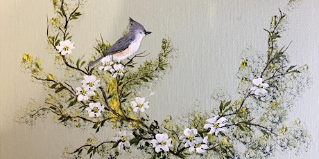 Titmouse and Dogwoods