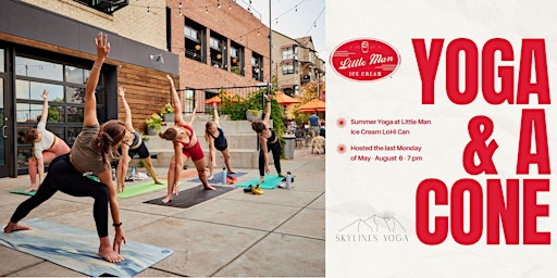 Imagem principal do evento Outdoor Yoga & A Cone at Little Man Ice Cream Can