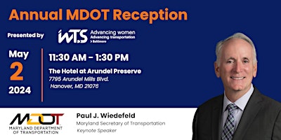 Primaire afbeelding van WTS Baltimore's Annual MDOT Reception 2024