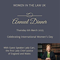 Women in the Law UK International Women's Day Dinner primary image