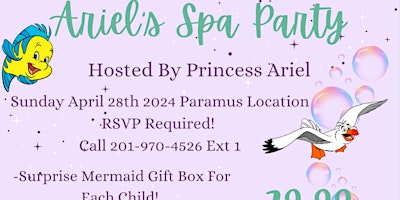 Ariel’s Spa Party! primary image