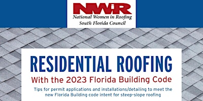 Hauptbild für Residential Roofing with the 2023 Florida Building Code
