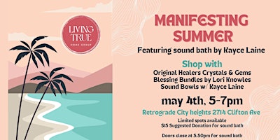 Primaire afbeelding van Manifesting Summer with Kayce Laine & Living True Nashville