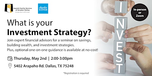 Imagem principal do evento What is Your Investment Strategy?