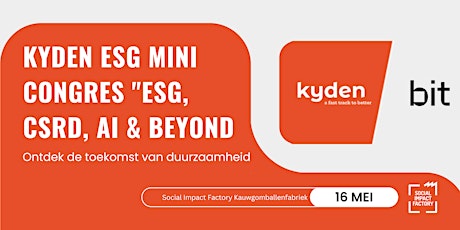 Kyden ESG Mini Congres "ESG, CSRD, AI & Beyond