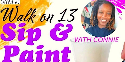 Primaire afbeelding van ART13 - Sip n Paint with Connie at Gulfstream Brewery