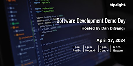 Software Development Demo Day (PTSB Oct 2023)