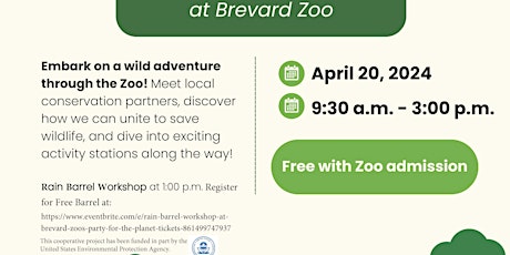 Rain Barrel Workshop at Brevard Zoo's Party For the Planet