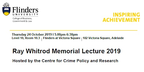 Ray Whitrod Memorial Lecture 2019 primary image