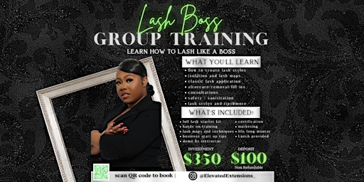 Lash Boss Group Training primary image