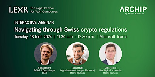 Hauptbild für Navigating through Swiss crypto regulations