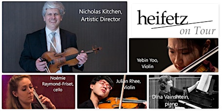 Heifetz On Tour "Welcome Home" Concert With the Wolfeboro Friends of Music primary image