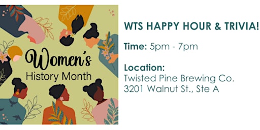 Primaire afbeelding van WTS HAPPY HOUR & TRIVIA!