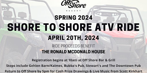 Spring Shore to Shore ATV Ride 2024 primary image