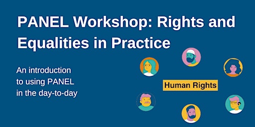 Imagem principal do evento PANEL Workshop: A Human Rights and Equalities First Approach in Practice