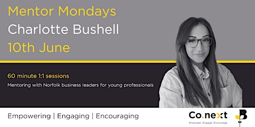 Imagen principal de Co.next Mentor Monday - Charlotte Bushell