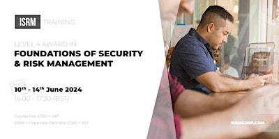 Image principale de Level 4 Award in Foundations of Security & Risk Management