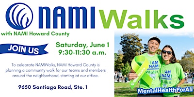 Imagem principal do evento NAMIWalks with NAMI Howard County