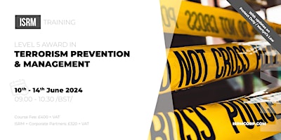 Level 5 Award in Terrorism Prevention & Management primary image