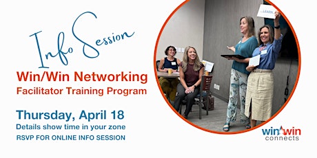 Info Session: Win/Win Networking Facilitator Training (online) primary image