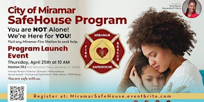 Primaire afbeelding van City of Miramar SafeHouse Program Launch