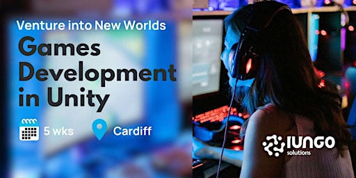 Imagem principal de 2D Games Development in Unity (Hybrid, Cardiff)