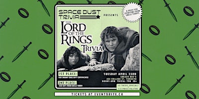 Lord Of The Rings Trivia At Sneaky Dees primary image