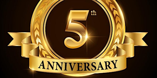 Imagem principal do evento Join Us to Celebrate Our 5th Year Milestone