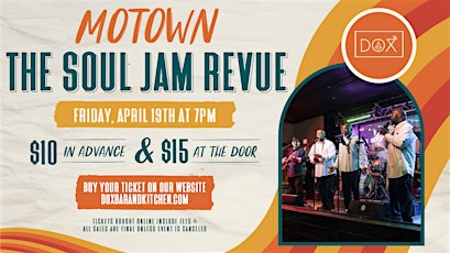 Motown Night x The Soul Jam Revue at DOX