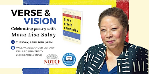 Primaire afbeelding van Verse & Vision: Celebrating Poetry with Mona Lisa Saloy