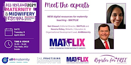 Meet The Expert  from MATFLIX - AT THE VENUE primary image