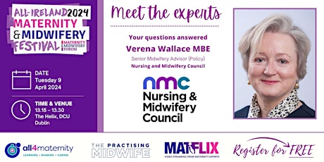 Meet The Expert  from Nursing and Midwifery Council - AT THE VENUE primary image